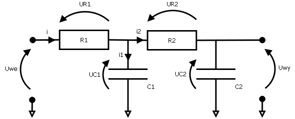 podwójny układ RC